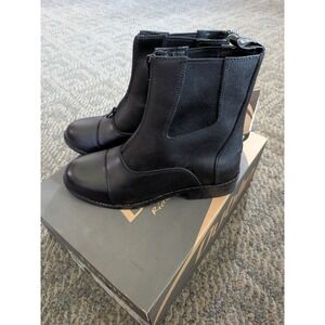 Dublin Advance Zip Jod Boots Black Leather Equestrian Riding Boot Womens 8.5 NEW